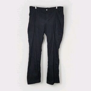 Duluth CO Cargo Pants Black Womens 16x33 Long Lightweight Hiking Outdoor